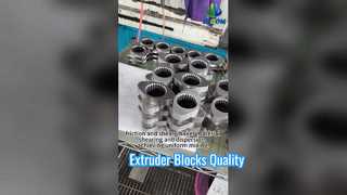 Ekstruder parçaları yoğurma blokları