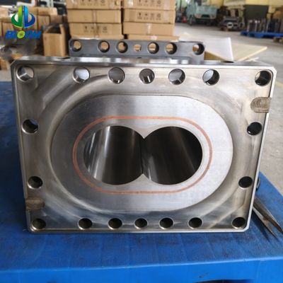 Kalite  Nickel Alloy Twin Screw Extruder Barrel for PEEK Plastic Extrusion fabrika