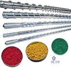 LDPE / HDPE / PP / PE / PVC Şişirme Makinesi için Bimetalik Vidalı Namlu