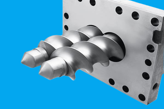 Extruder Makinesi için Bimetalik Veya Nitrürlenmiş Paralel Çift Vidalı Namlu