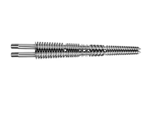 UPVC Boru 65/132 Bimetalik Katmanlı Konik Çift Vidalı Namlu