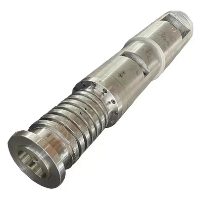 PVC Ekstruder için 51/105 65/132 80/156 Bimetalik Konik Çift Vidalı Namlu