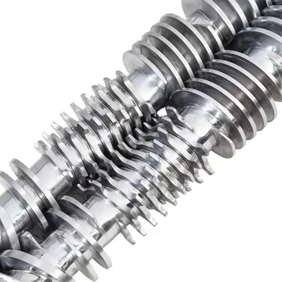 PVC Ekstruder için 51/105 65/132 80/156 Bimetalik Konik Çift Vidalı Namlu