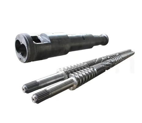 PVC Boru Profili WPC Spc Boru için 65/132 Konik Çift Vidalı Namlu