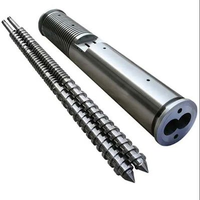 PVC Boru Profili WPC Spc Boru için 65/132 Konik Çift Vidalı Namlu