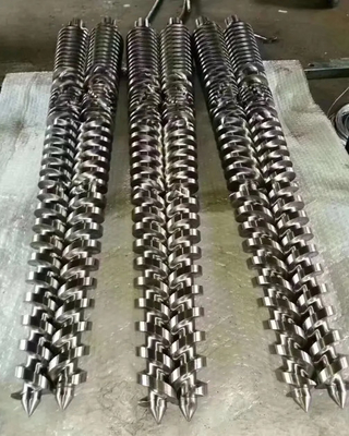 Plastik Ekstruder İçin Bimetalik Paralel Çift Vidalı ve Namlu