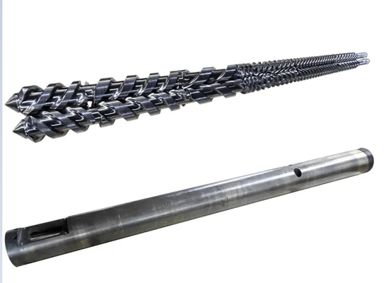 MIKROSAN MCV55 MCV67 MCV110 PVC Boru Profili WPC için Paralel Çift Vidalı Namlu