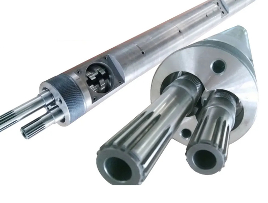Bimetal nitrit konik ikiz vidalar WPC PVC PE Endüstrisi / Ekstrüder vidaları ve fıçıları