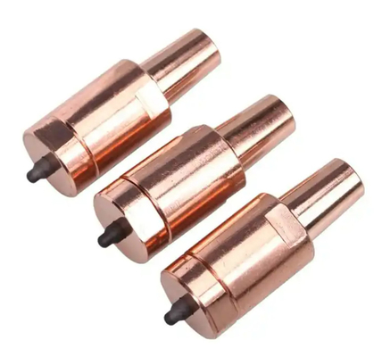 Fıstık kaynaklı elektrot kapağı kapağı KCF Pins CuCrZr malzeme vida fıstık elektrotlar M6 M8 M10