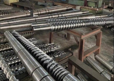 Plastik boru ekstrüzyon makinesi için yüksek çıkışlı 100mm vida ve fıçı