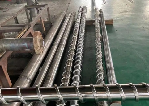 Plastik boru ekstrüzyon makinesi için yüksek çıkışlı 100mm vida ve fıçı