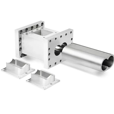PTFE ETFE FEP PFA PVDF Plastik ekstrüder parçaları Giyim Direnci Tam Set Bimetallik vida segmentleri Fıçı ve kaplama