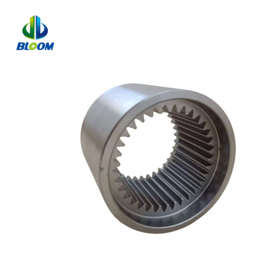 Spline Twin Screw Extruder Parçaları Dayanıklı Yüksek Hassasiyetli Malzeme 40CrNiMo 17-4PH