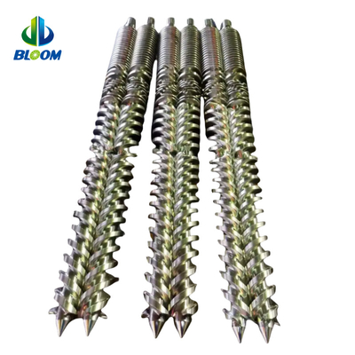 Yüksek Performanslı Konik İkiz vida ve Fıçı PVC Yaprak boru hattı üretimi için
