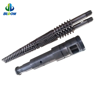 PVC WPC TPE / TPU için Kullanım Dayanıklı Konik İkiz vida ve Fıçı