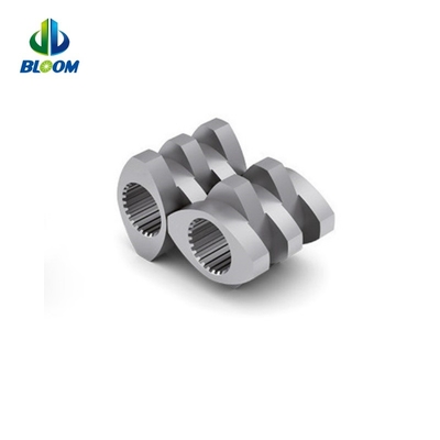 Paralel Co Rotating Twin Screw Plastik Ekstrüder PEEK Üretimi İçin Nikel Alaşımlı Vuruş