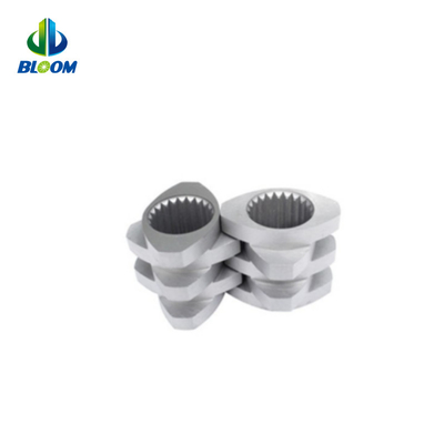 Paralel Co Rotating Twin Screw Plastik Ekstrüder PEEK Üretimi İçin Nikel Alaşımlı Vuruş