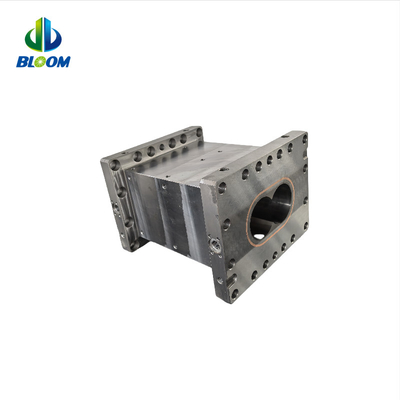 W6Mo5Cr4V2 İkiz vida ekstrüder için plastik ekstrüder fıçı LDPE/HDPE/PP Film Fırlatma Ekstrüder Bimetallik vida fıçı