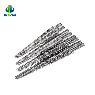 PVC WPC TPE TPU Üretimi İçin Bimetal Konik Çift vida ve Fıçı