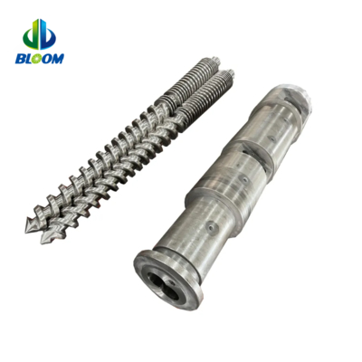 PVC WPC boru levhası için Bimetallik Konik İkiz vida ve fıçı