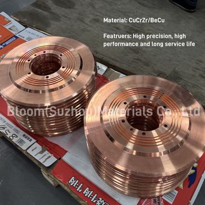 Direniş kaynak için CuCrZr Alaşım dikiş kaynak tekeri