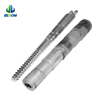 Plastik ve Kauçuk Ekstrüzyonu için Yüksek Doğrulukta Bimetalik Konik Çift Vidalı Kovan