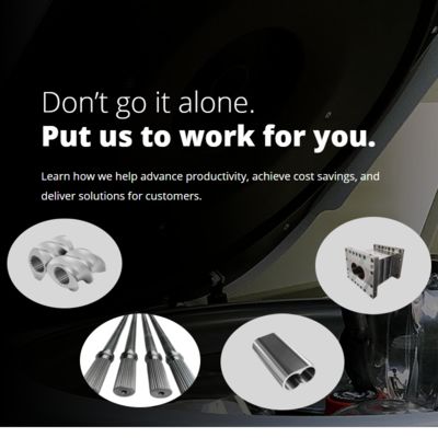 (PTR) W6 ultra ince taneli aşınmaya dayanıklı çelik ekstrüder parçaları Çift Vidalı Ekstrüder Vida Elemanı Kovan ve Mil