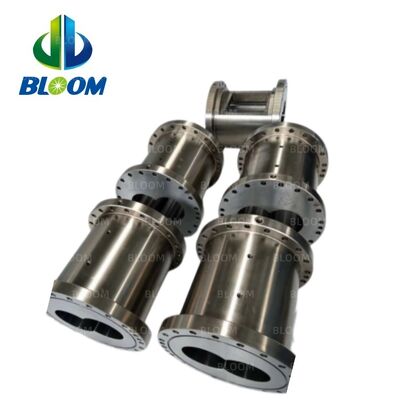 58-62HRC Sertliği ve PM-HIP WR14 Malzemesi ile ISO9001 Sertifikalı HIP Bimetallik Çift Makara Ekstrüder Fıçı