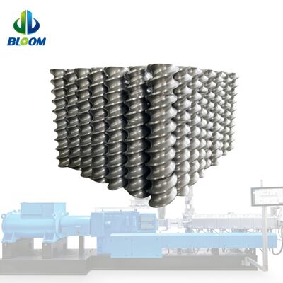 HRC 58-62 Sertliği ve korozyona karşı dayanıklılık için CNC İşleme ile hassas tasarımlı çift vidalı ekstrüder elemanları