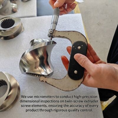 High Efficiency Mixing 30mm Bimetallic Twin Screw Elements for Durable Extruder Performance