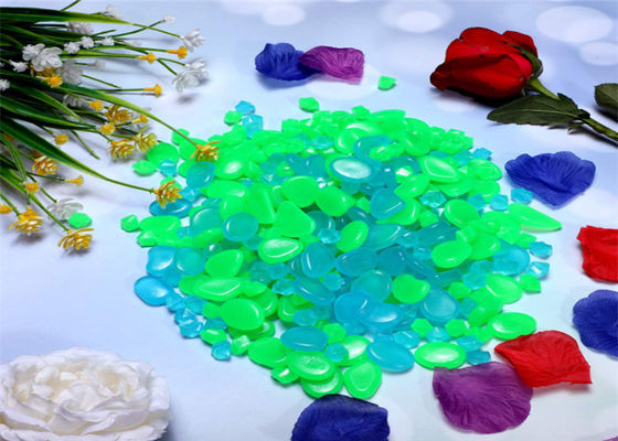 Bahçe İçin Dayanıklı Aydınlık Çakıl Glow Stones Giy