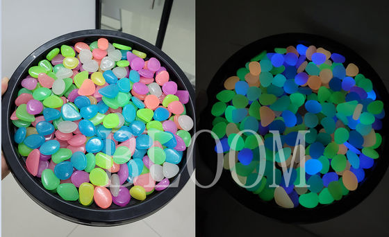 Karanlık Taş Bahçe Balık Tankı Dekorasyonunda 2mm 3mm Glow