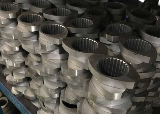 Komple 316L Çift Vidalı Eleman Bileşik Ekstrüder için