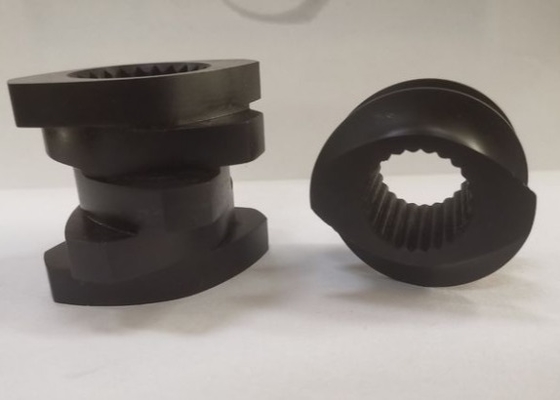 Plastik Ekstruder için QPQ W6Mo5Cr4V2 Vida Elemanları Çapı 62.4mm
