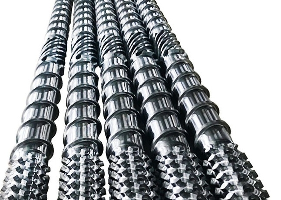 LDPE / HDPE / PP / PE / PVC Şişirme Makinesi için Bimetalik Vidalı Namlu
