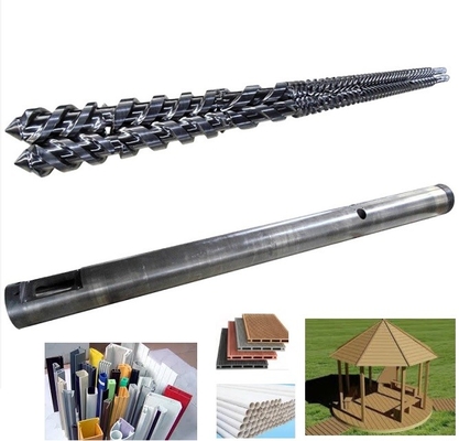 Pvc Boru / WPC / Profil için Theysohn Extruder Vida ve Namlu