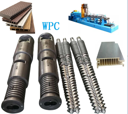 WPC İçin Bimetalik Çift Konik Vida ve Namlu Tasarımı